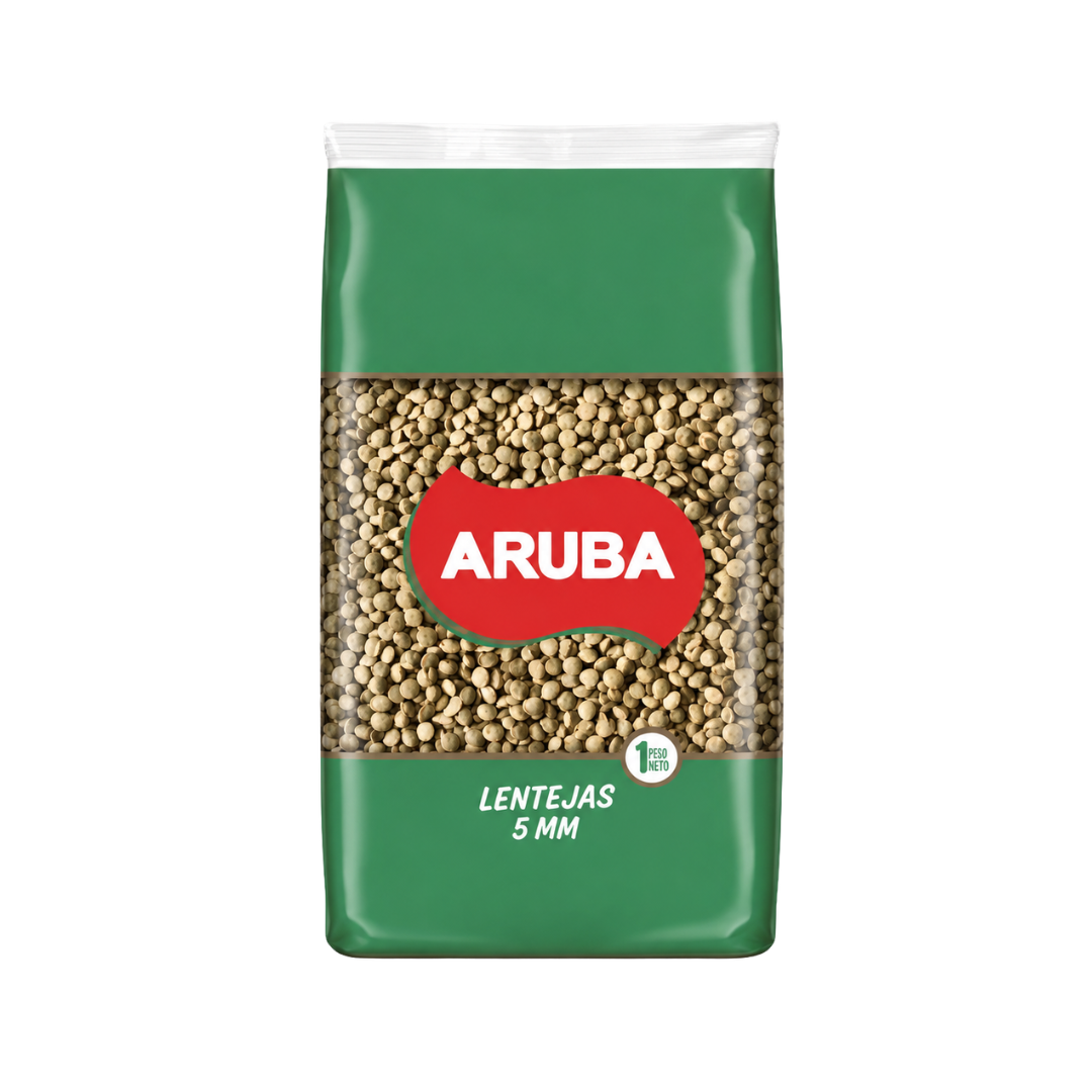 Lentejas Aruba 5mm, 1Kg
