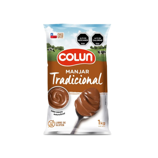 Manjar Colun, Bolsa 1kg