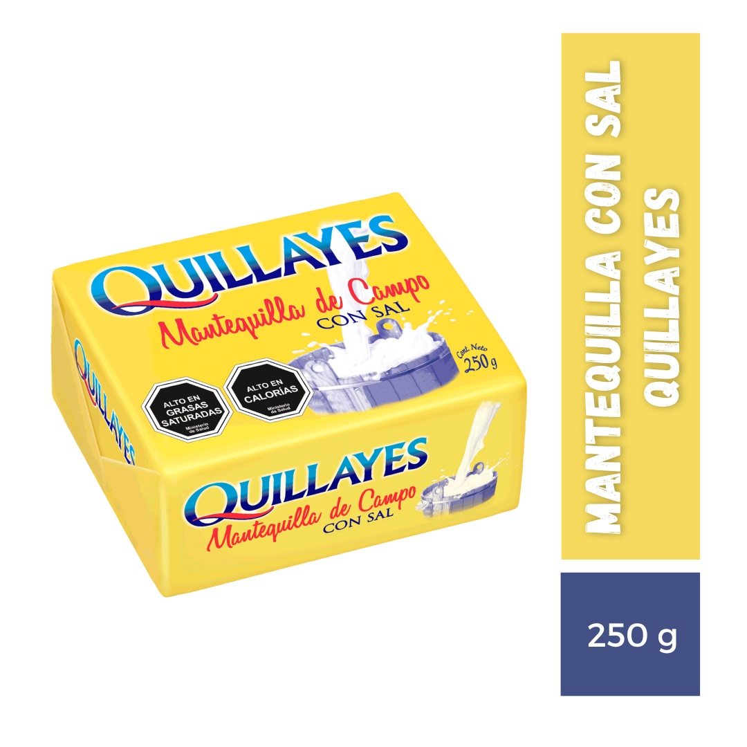 Mantequilla Con Sal Quillayes, 250g