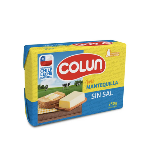 Mantequilla Sin Sal Colun, 250g