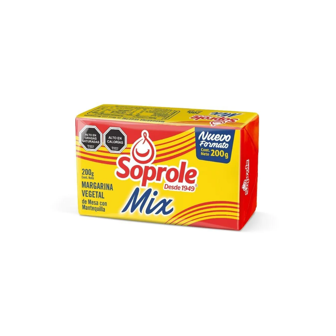 Margarina Mix Con Mantequilla Soprole, 200g