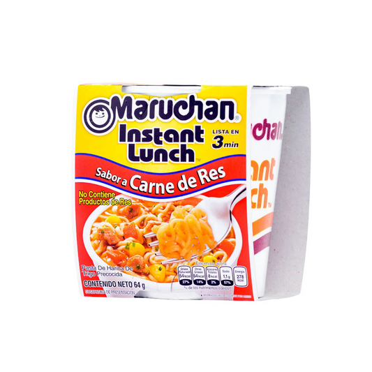 Sopa Instantanea Maruchan Sabor Carne de Res, 64g