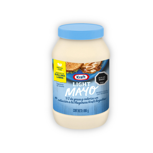 Mayonesa Kraft Light, 896g