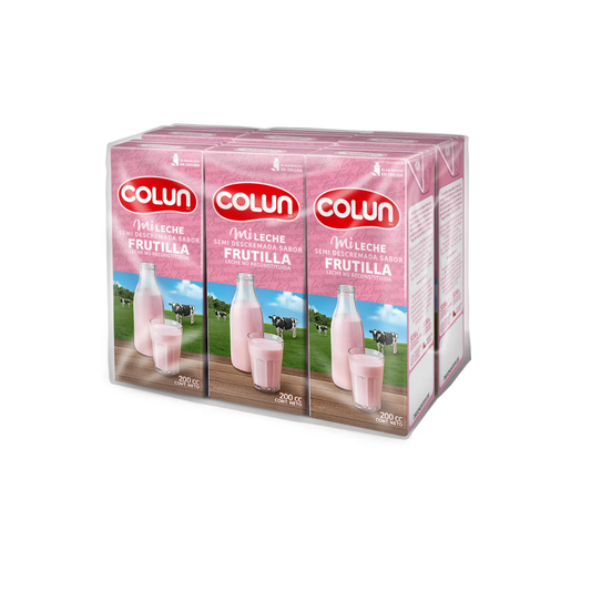 Mileche Frutilla Colun, Pack 6