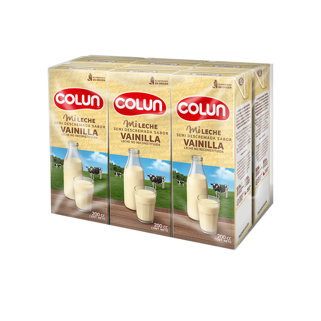 Mileche Vainilla Colun, Pack 6