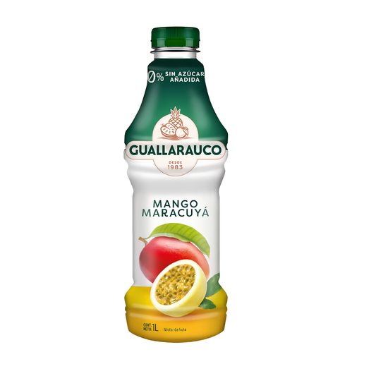 Néctar Guallarauco Mango, Piña y Naranja 0% Azúcar Añadida 1 L