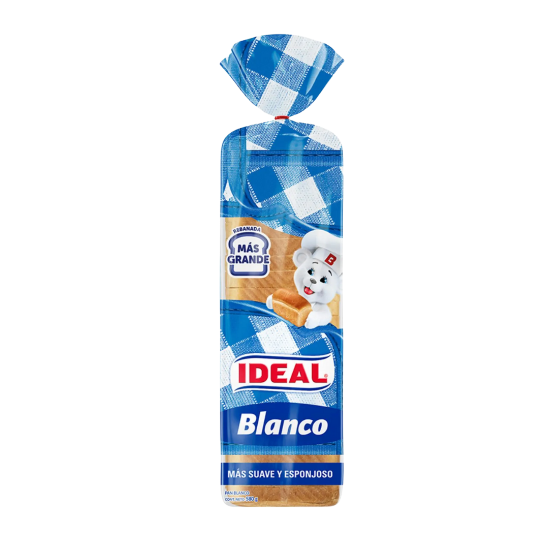 Pan Blanco Ideal, 580g