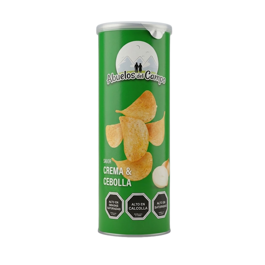 Papas Fritas Abuelos Del Campo Crema Cebolla, 90g