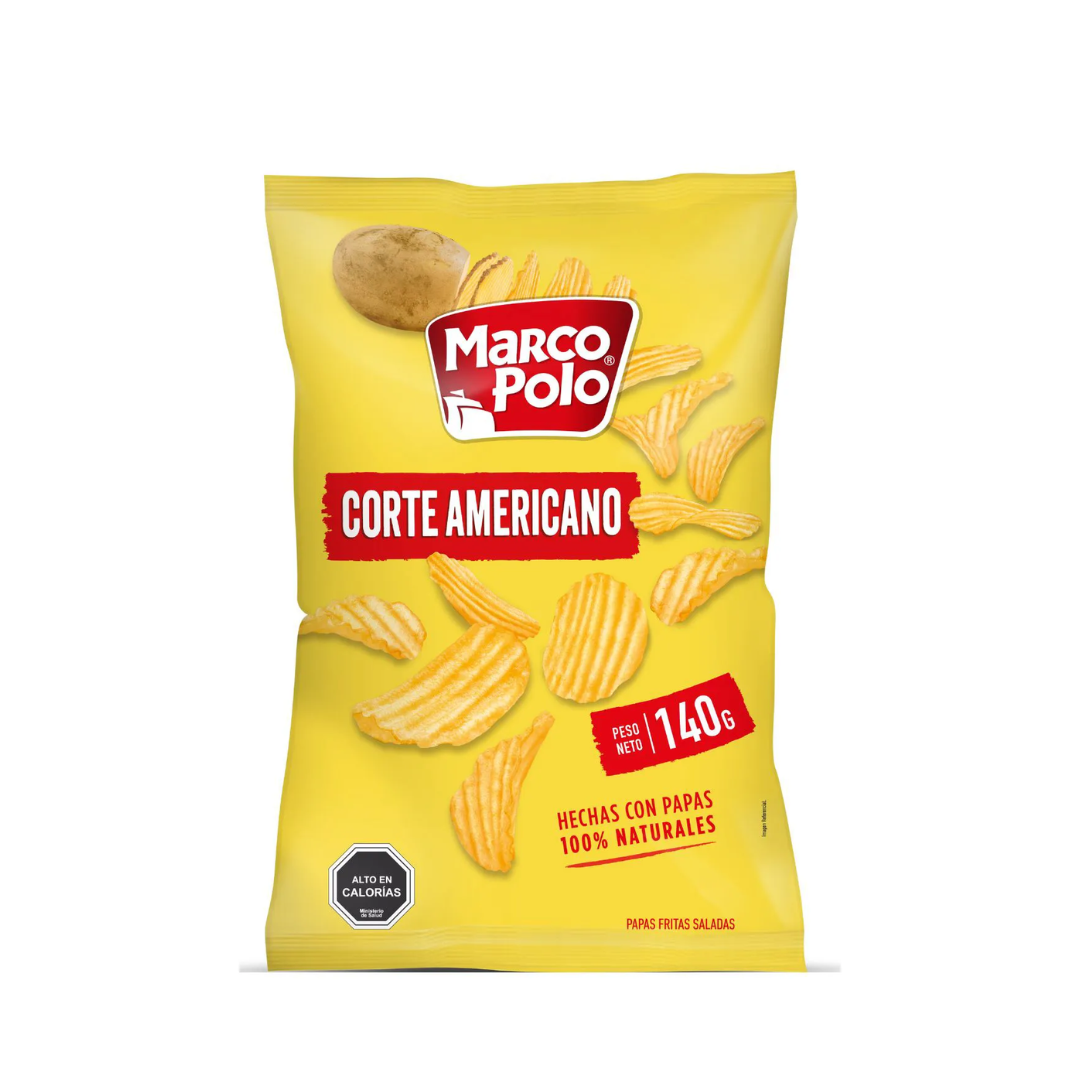 Papas Fritas Corte Americano Marco Polo, 140g