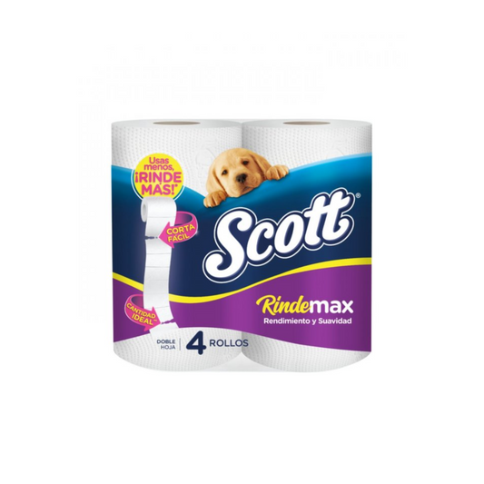 Papel Higiénico Scott Rindemax, 4x50m