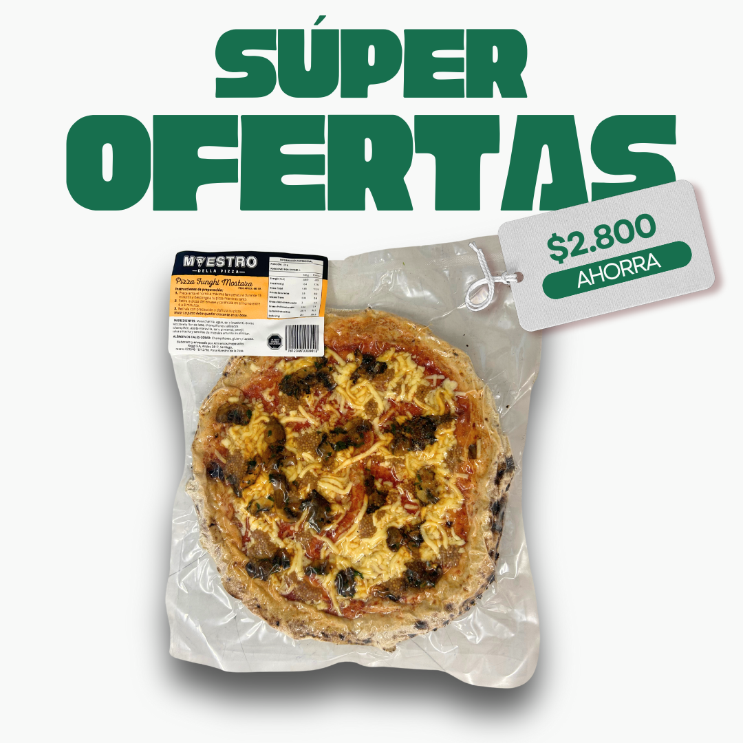 Pizza Funghi Mostaza Artesanal