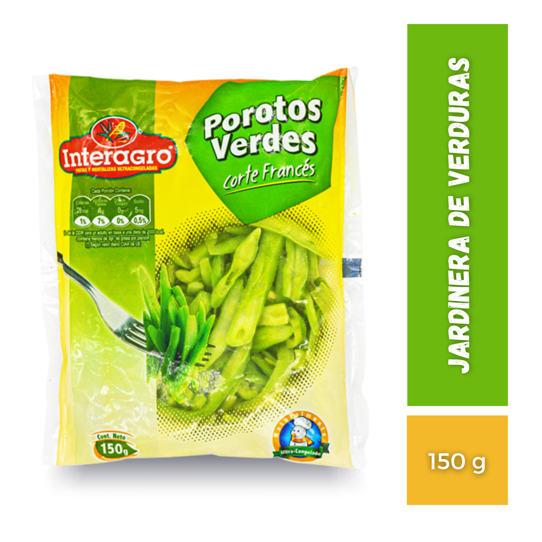 Porotos Verdes Congelados, 150g