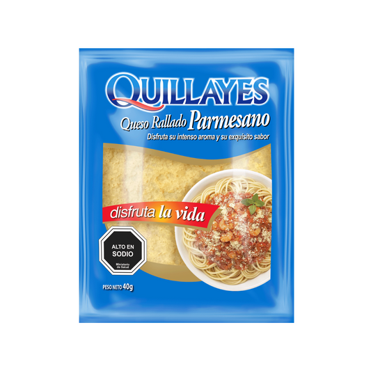 Queso Rallado Parmesano Quillayes, 40g