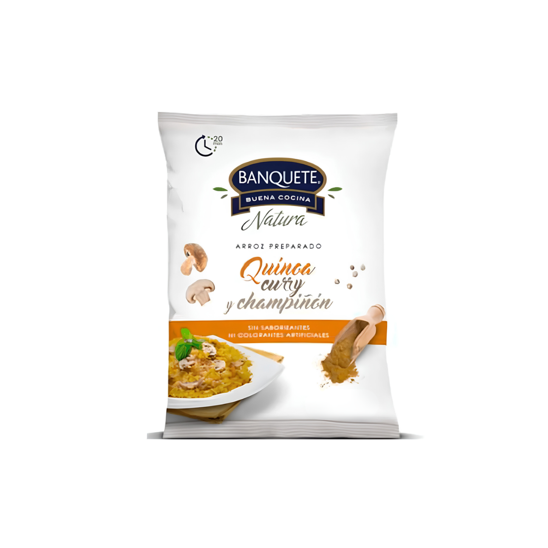 Quinoa Curry Champiñon Banquete, 170g