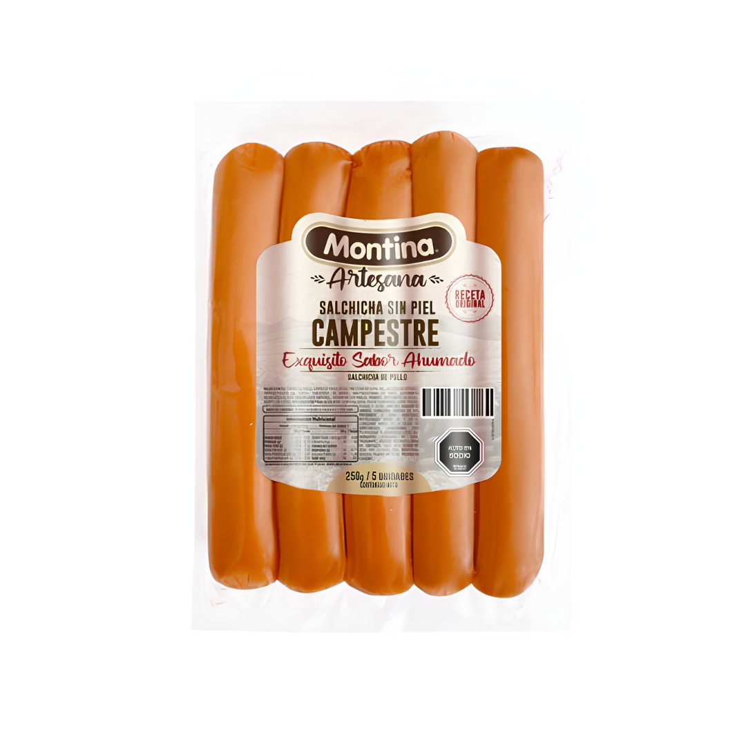 Salchicha Artesanal Campestre Montina, 250g