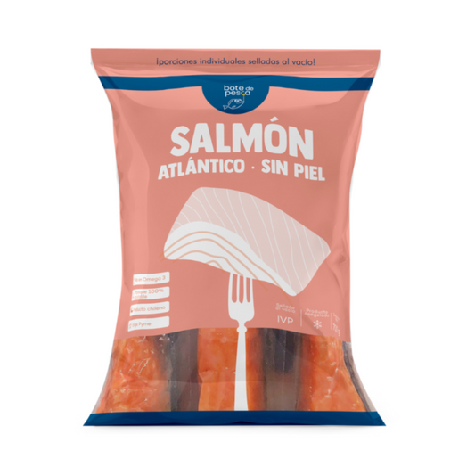Salmon Atlántico Sin Piel, 700g