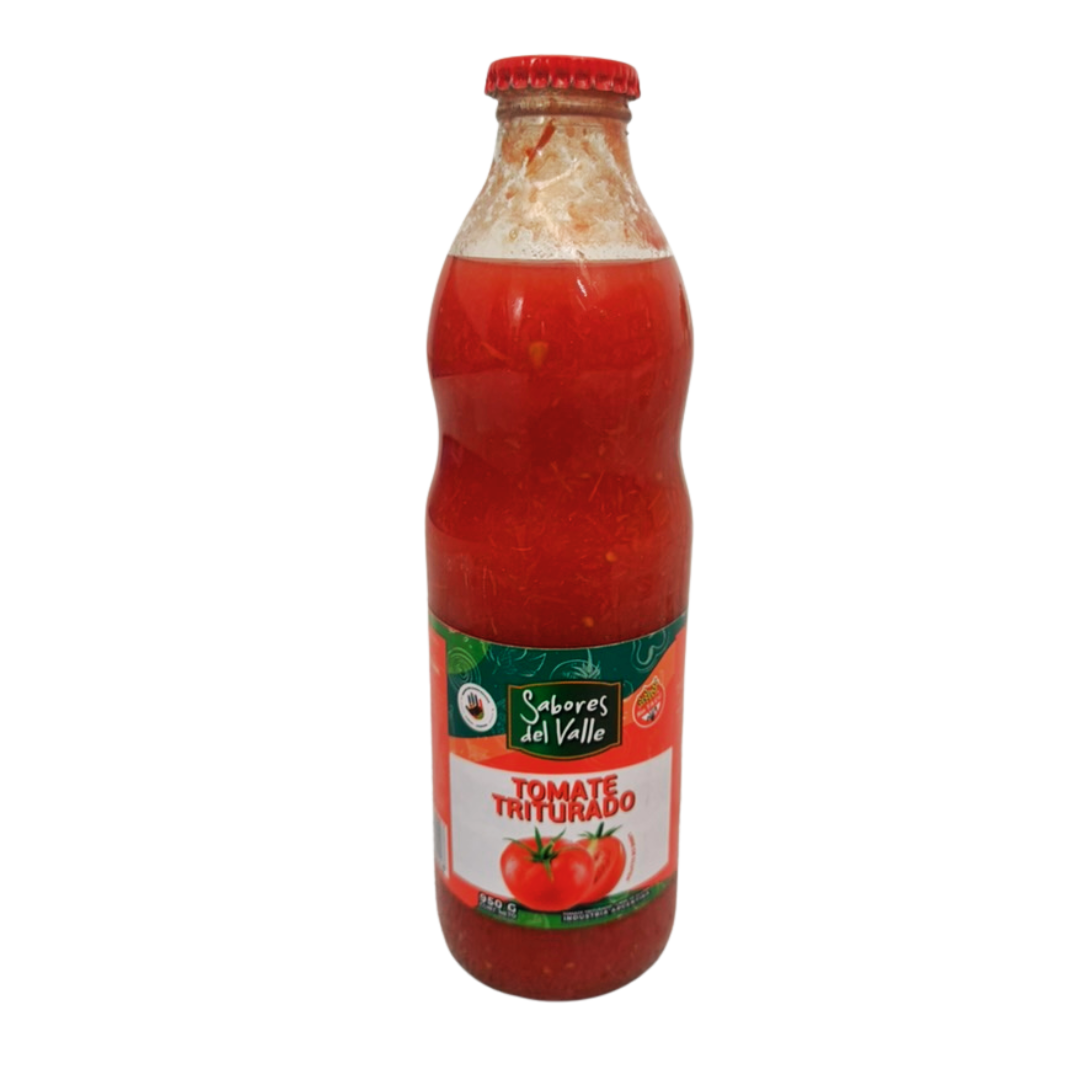 Salsa de Tomate Natural Triturado Sabores Del Valle, 950g