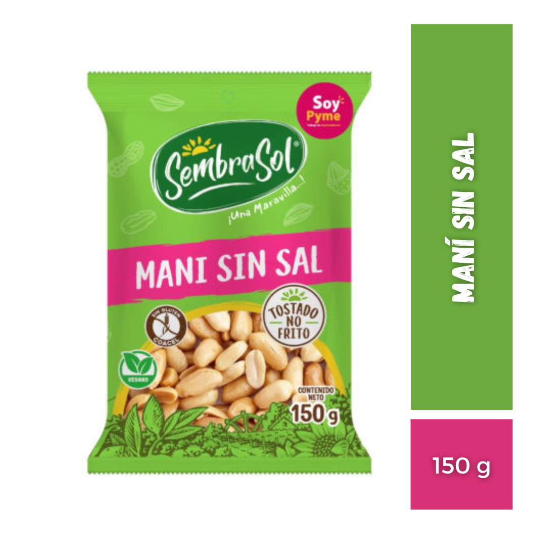 Mani Sin Sal Sembrasol, 150g