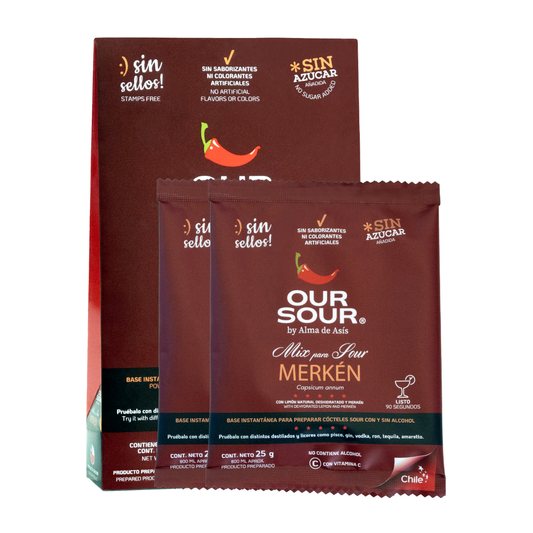 Sour Deshidratado Merken En Polvo Our Sour, 2u