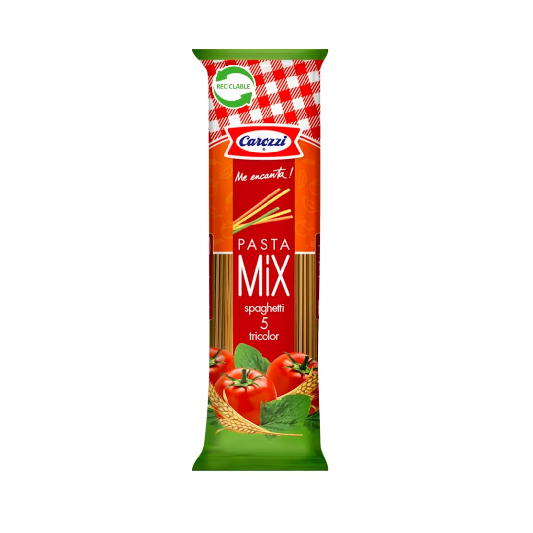 Spaghetti 5 Tricolor Mix Carozzi, 400g