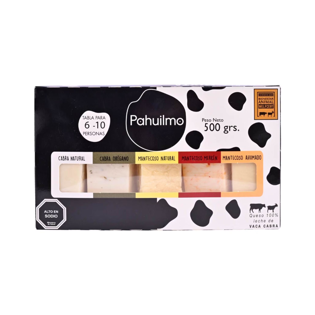 Tabla De Queso Mix Cabra Mantecoso Pahuilmo, 500g