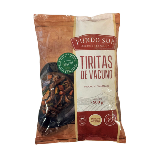 Tiritas de Vacuno Fundo Sur, 500g