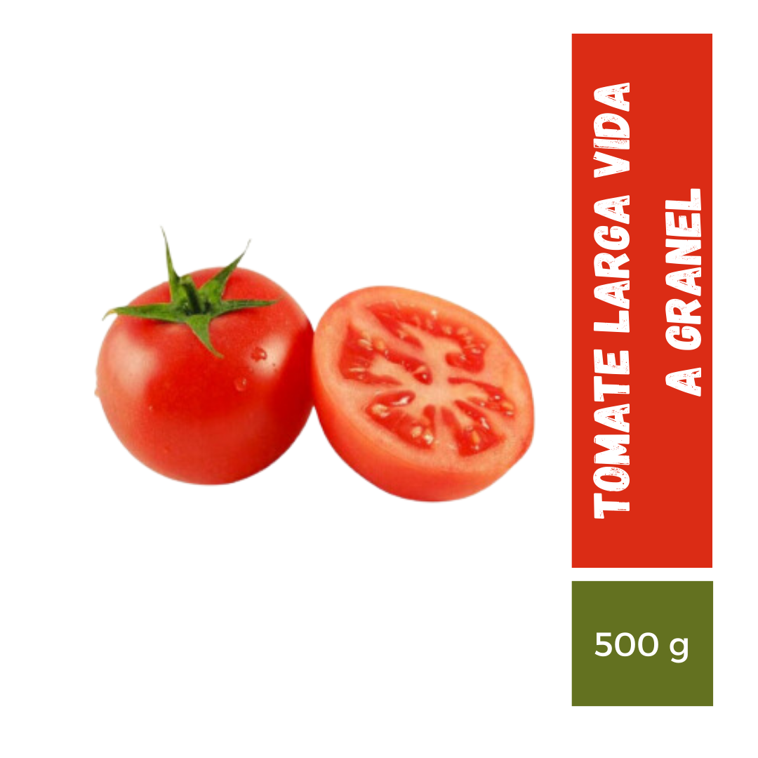 Tomate Larga Vida a Granel, 500g (2-3 un aprox)