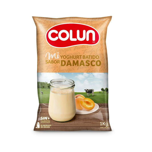 Yogurt Damasco Colun, Bolsa 1 Kg