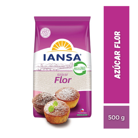 Azúcar Flor Iansa, 500g