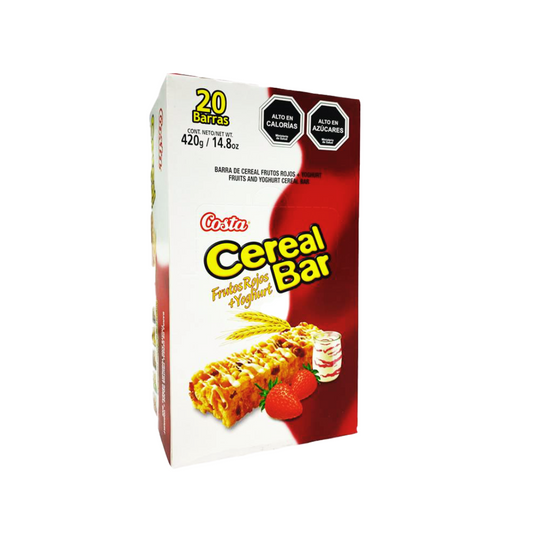 Cereal Bar Frutos Rojos Costa, 20u