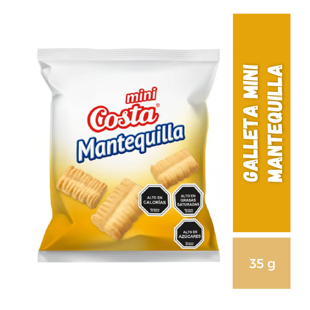 Galletas Mini Mantequilla, 35g