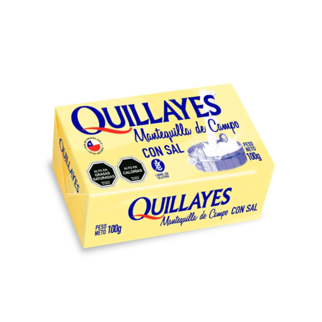 Mantequilla Con Sal Quillayes, 100g