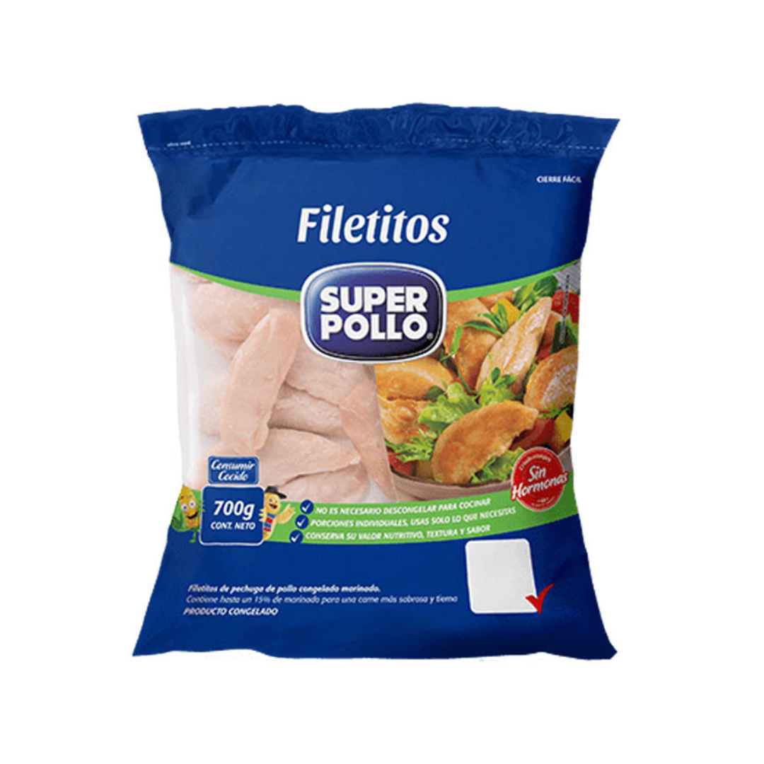 Filetitos de Pollo Super Pollo, 700g