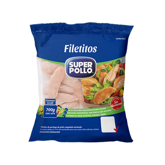 Filetitos de Pollo Super Pollo, 700g