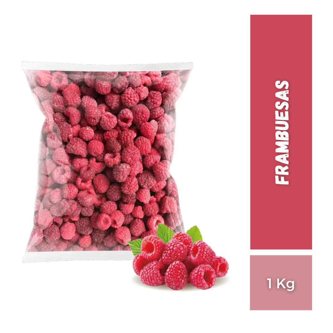 Frambuesas Congeladas, 1Kg