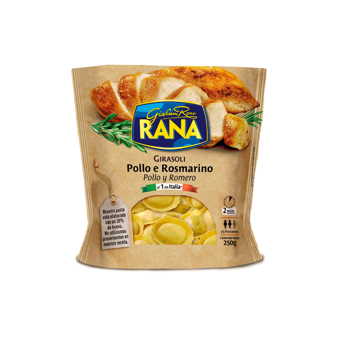 Girasoli Pollo y Romero Rana, 250g
