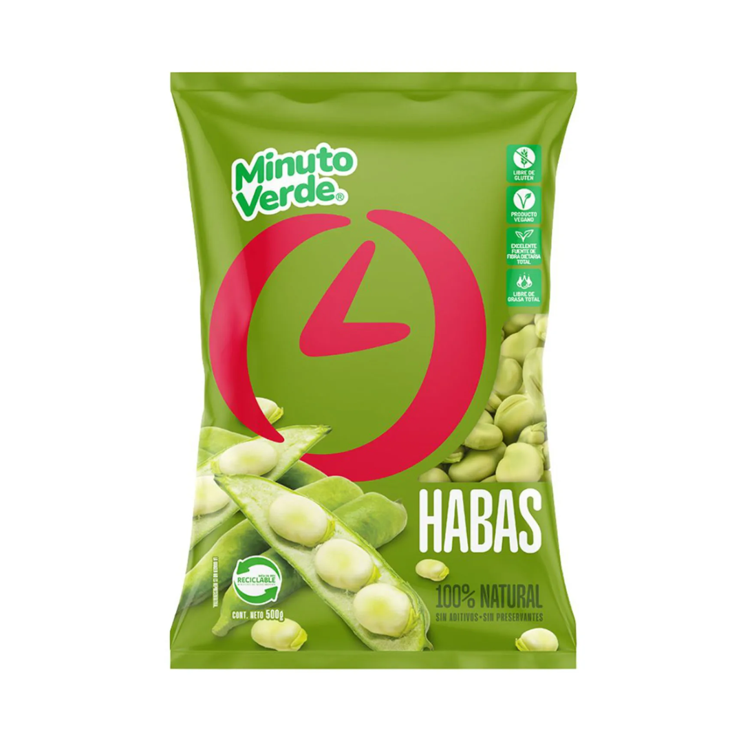 Habas Congeladas Minuto Verde, 500g