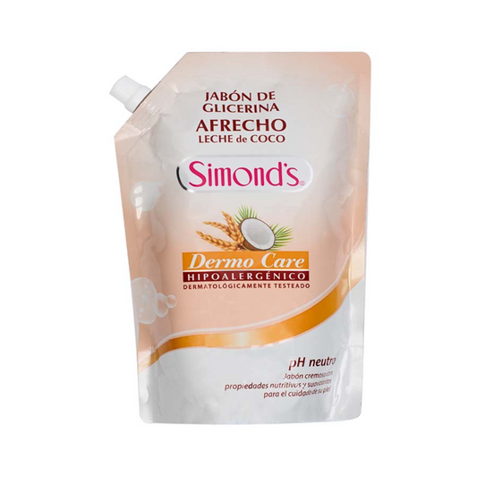 Jabón Simonds Afrecho Leche de Coco, 750ml