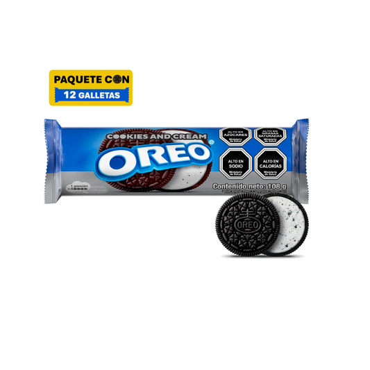 Galletas Oreo Cookies And Cream, 108g