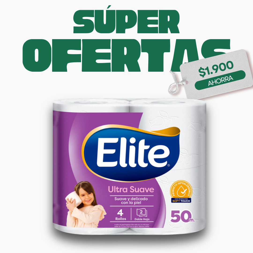 Papel Higénico Elite 4x50m
