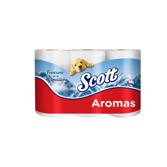Papel Higienico Scott Aromas, 6x21m