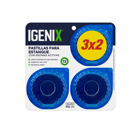 Pastillas Para Estanque Igenix 3x2