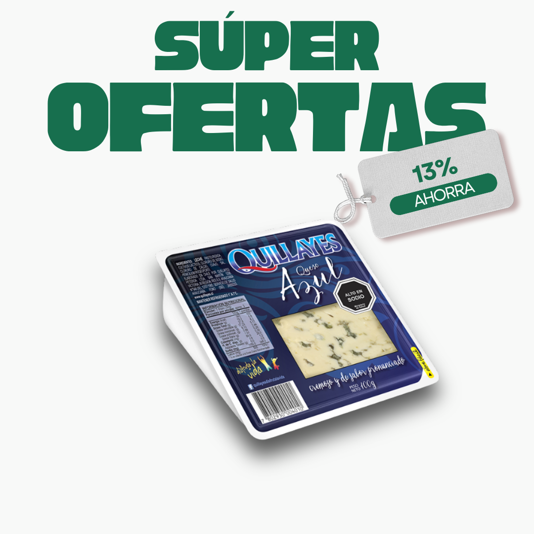 Queso Azul Quillayes, 100g