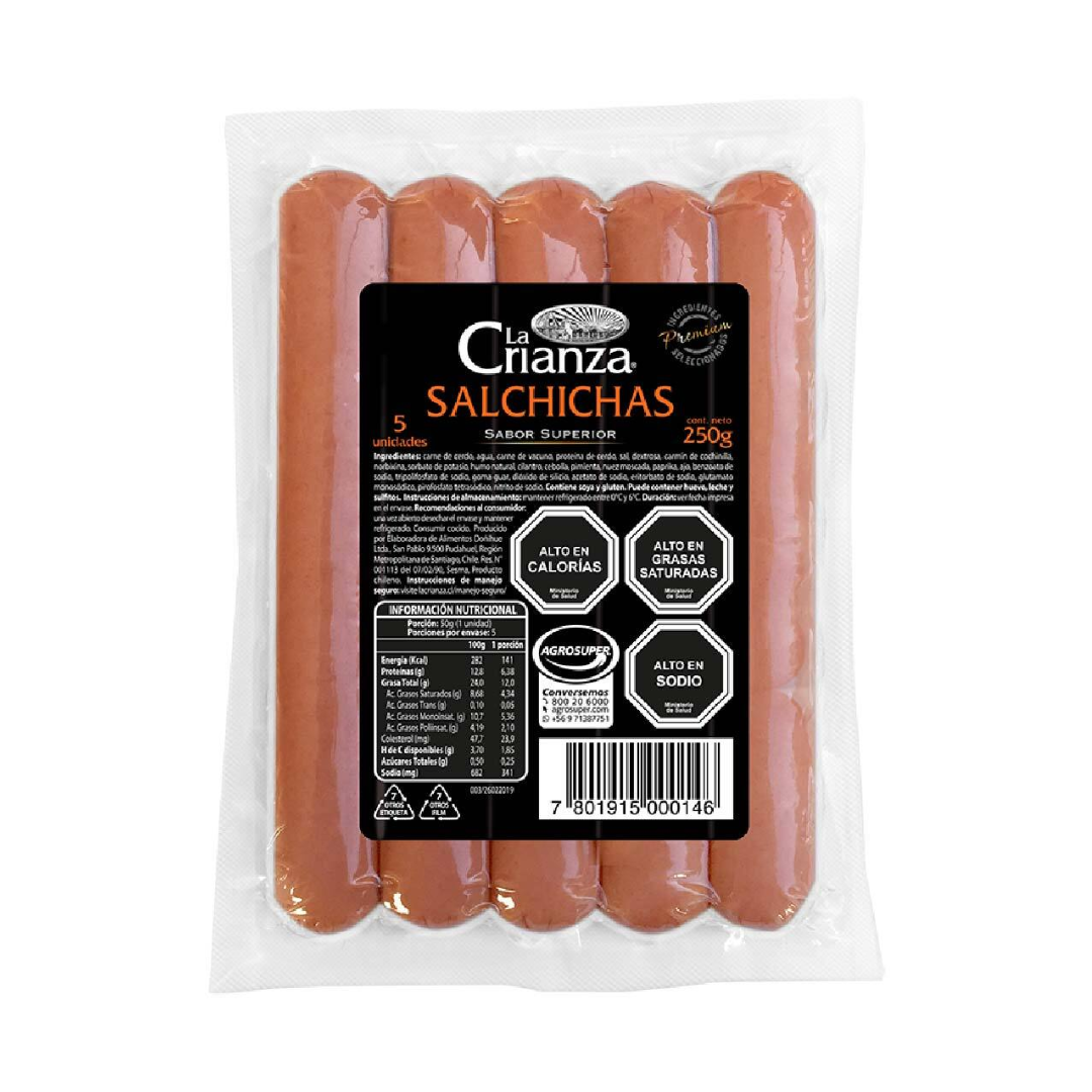 Salchichas La Crianza, 250g