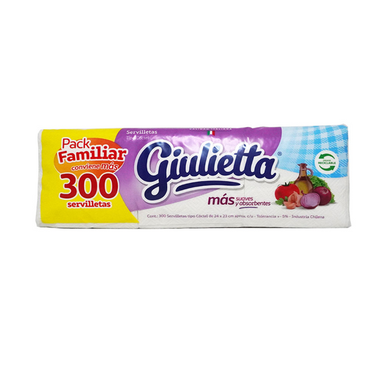 Servilletas Giuletta, 300u
