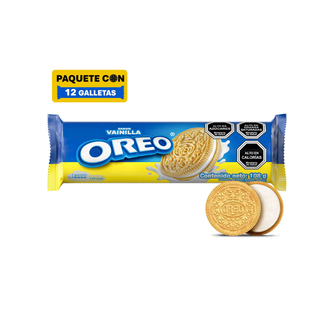 Galletas oreo vainilla