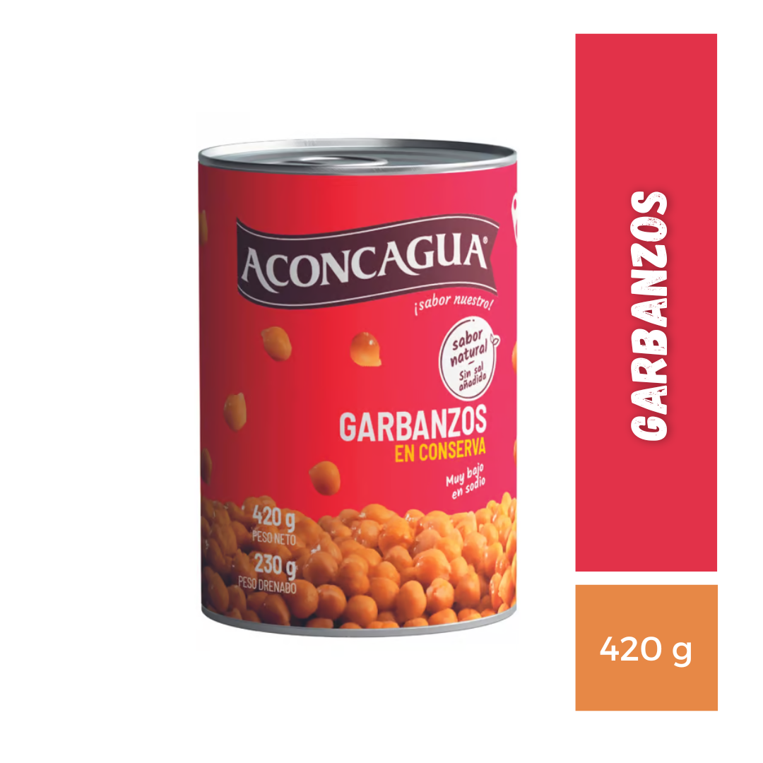 Garbanzos en conserva 420g Aconcagua