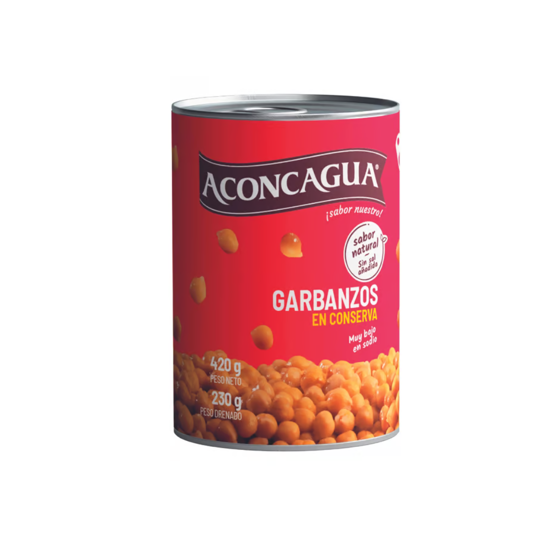 Garbanzos en conserva 420g Aconcagua