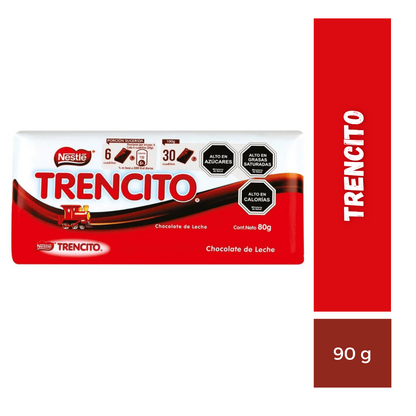 Chocolate de Leche Trencito, 80g