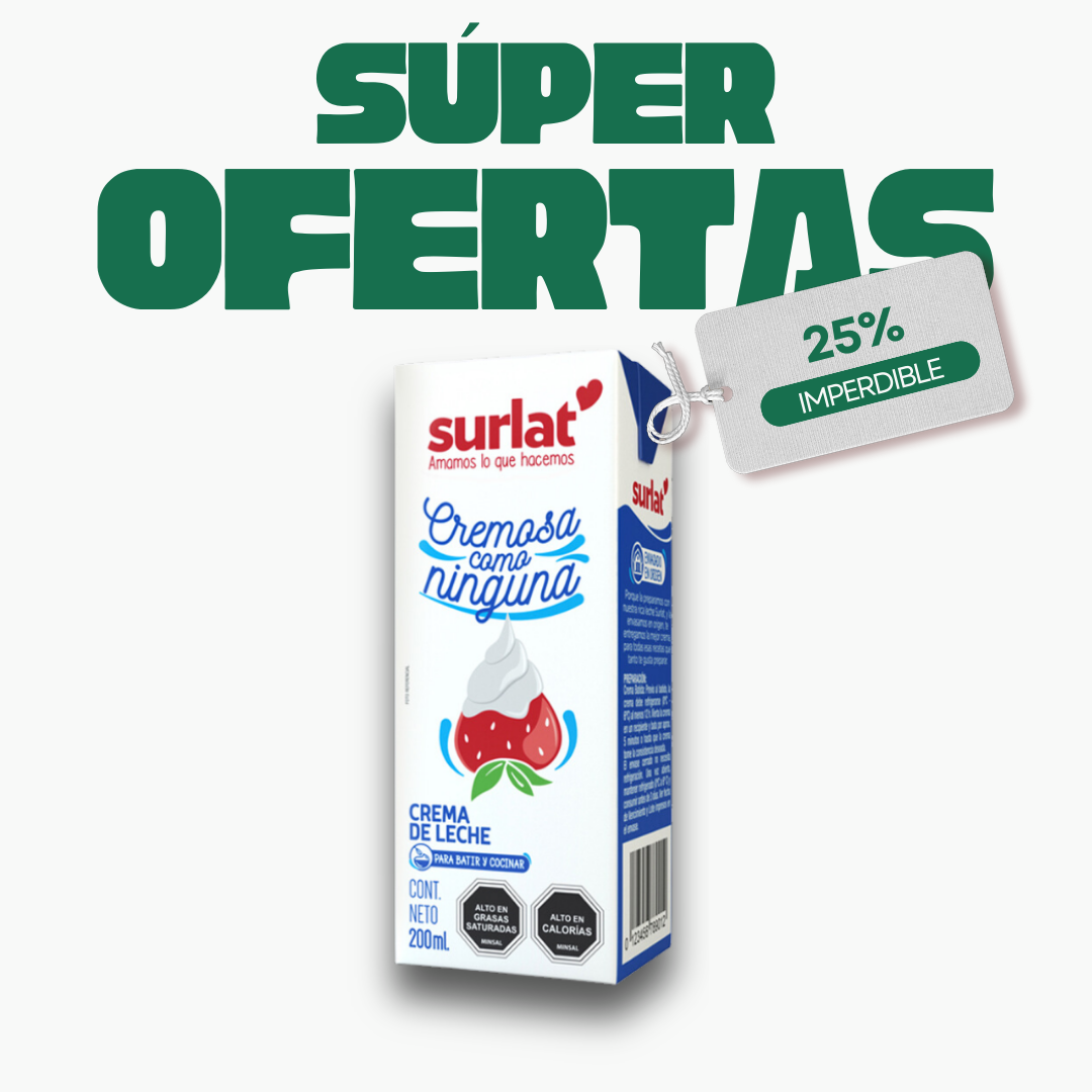 Crema de leche Surlat 200 ml